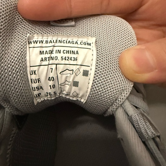 Balenciaga Track 1.0 Chunky Sneakers Low-Top Gray - Picture 11 of 11